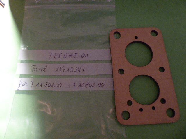 Isolierdichtung Mercedes INAT Vergaser 0000715480 / Opel 828435,828433,2891789 / Isolierdichtung Opel 828441 Pierburg Vergaser 32 DIDTA / Isolierdichtung Ford Taunus 20M Solex Vergaser 32 DDIST 5