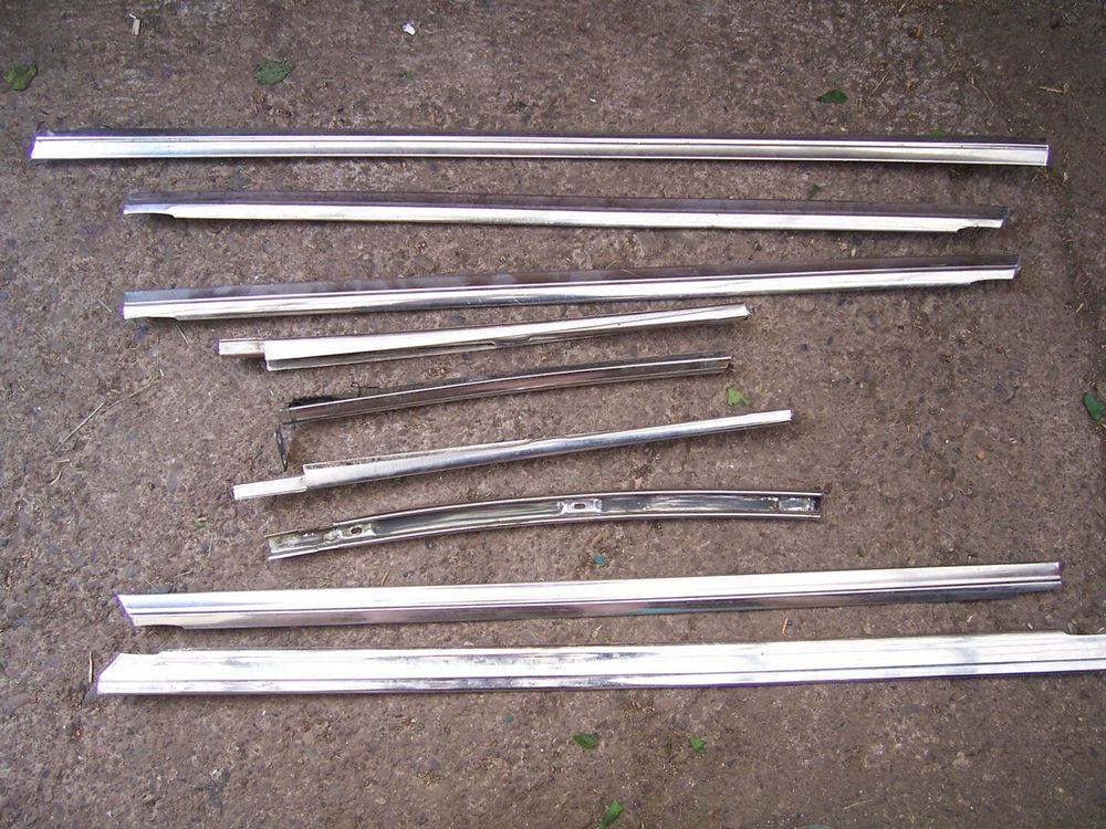 Sammlung W108 Zierleisten Chrom Türen Fenster DB Mercedes 3