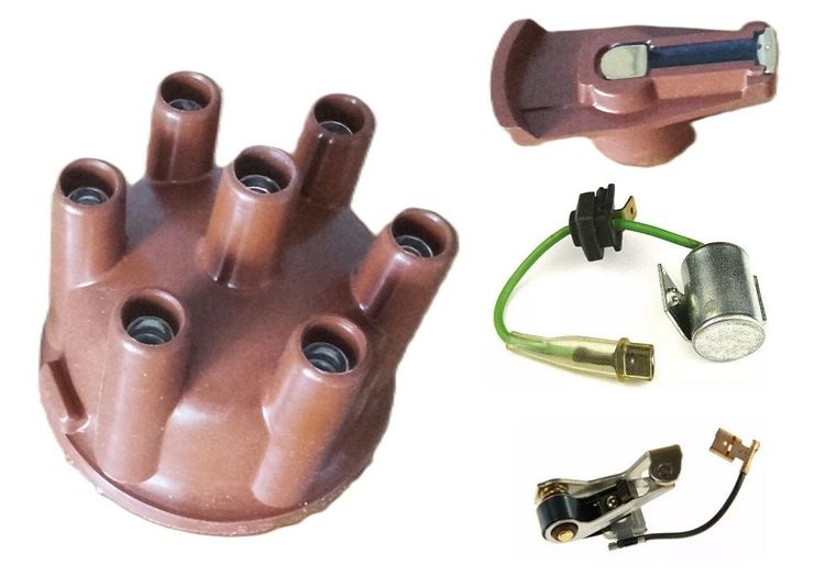 Opel Admiral Diplomat Commodore Senator Monza mit 2,8l-Motor 1975-1981 Verteilerkappe Verteilerläufer Unterbrecherkontakt Zündkondensator neu